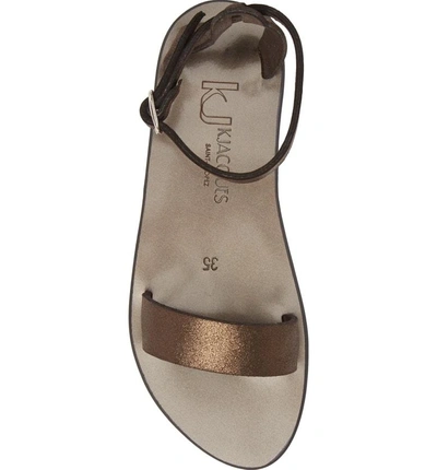 Shop Kjacques Pampa Sandal In Chocolate Leather