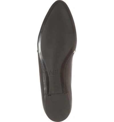 Shop Agl Attilio Giusti Leombruni Smoking Slipper In Black Leather