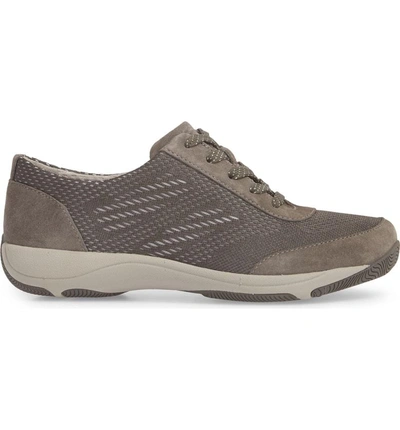 Shop Dansko Hayes Sneaker In Charcoal Suede