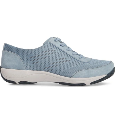 Shop Dansko Hayes Sneaker In Light Blue Suede