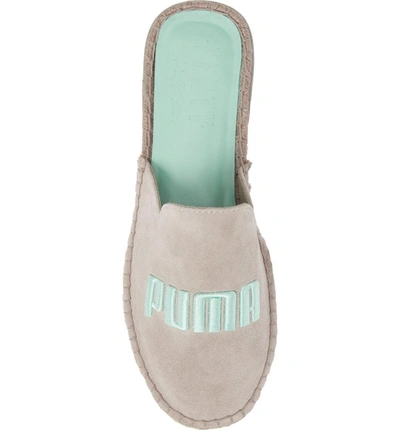 Shop Puma By Rihanna Espadrille Flat In Drizzle/ Bay/ Drizzle