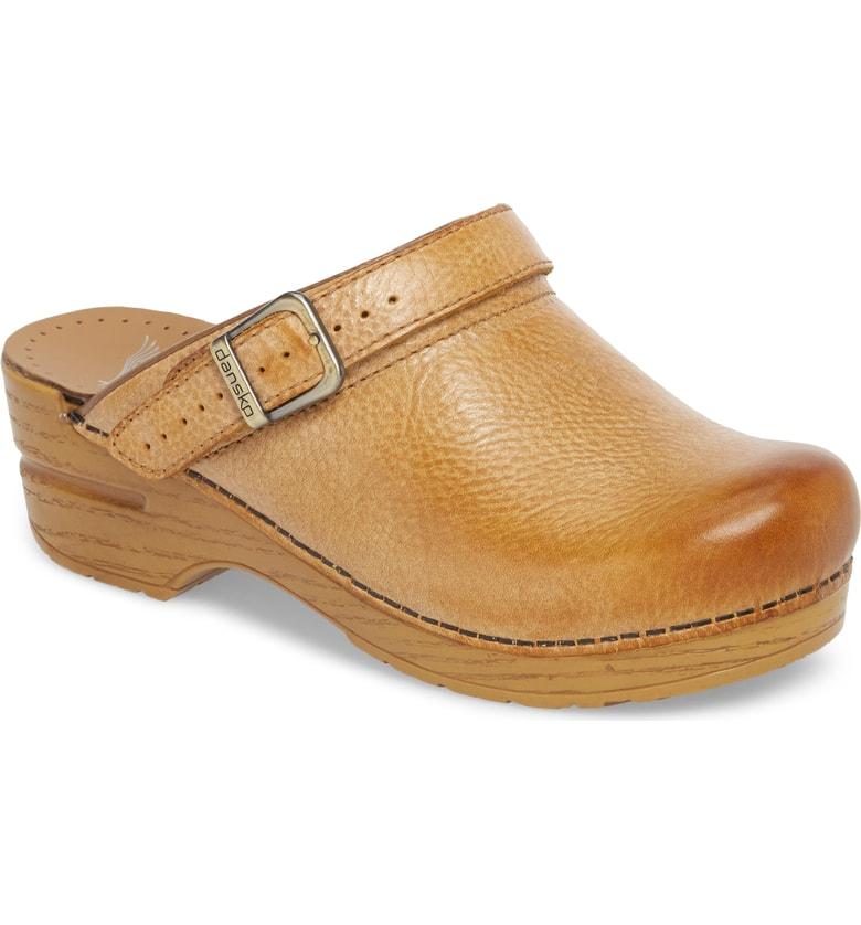 dansko women's ingrid oiled leather clog