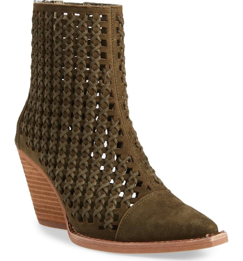 jeffrey campbell perforated booties