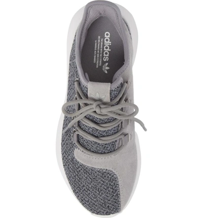 Shop Adidas Originals Tubular Shadow Sneaker In Grey/ Grey/ White