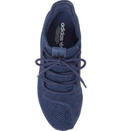 Shop Adidas Originals Tubular Shadow Sneaker In Noble Indigo/ Noble Indigo