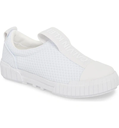 Shop Calvin Klein Jeans Est.1978 Bamina Slip-on Sneaker In White