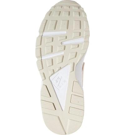 Shop Nike Air Huarache Run Sneaker In Beige/ Desert Sand/ White