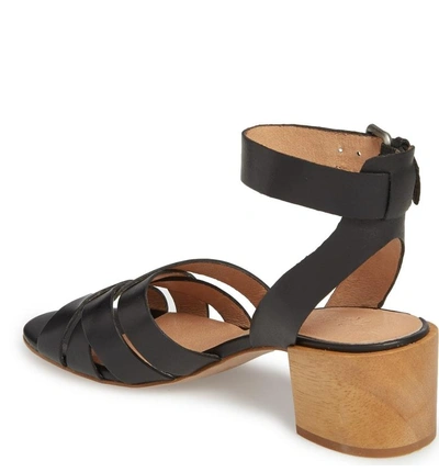 Shop Madewell Lucy Sandal In True Black Leather