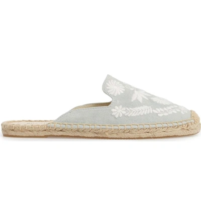 Shop Soludos Ibiza Embroidered Espadrille Loafer Mule In Chambray