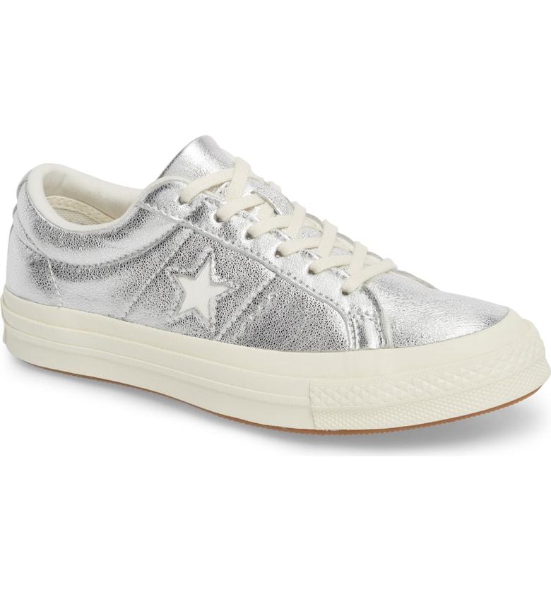 converse one star silver