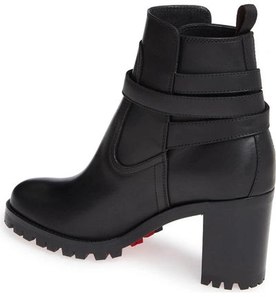 Christian Louboutin Washy 70 Studded Ankle Boots Black Neoprene