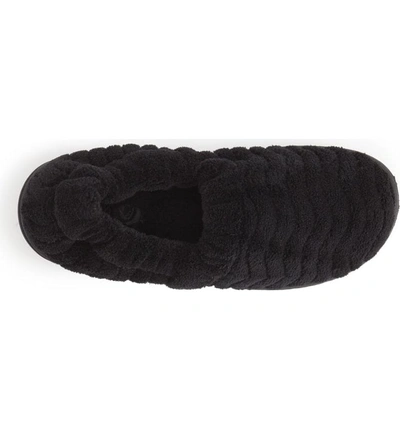 Shop Acorn 'spa Support' Moc Slipper In Black