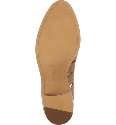 Shop 1.state Amilee Bootie In Teak Leather