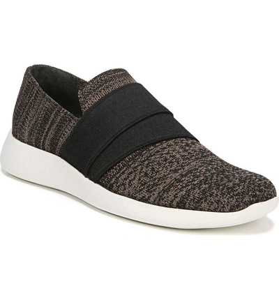 Shop Vince Aston Slip-on Sneaker In Taupe/ Black