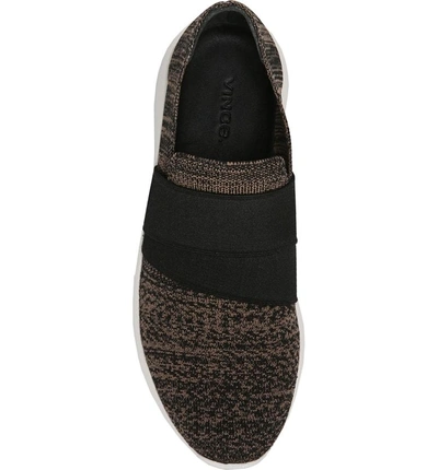 Shop Vince Aston Slip-on Sneaker In Taupe/ Black