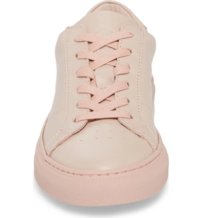 Shop Greats Royale Low Top Sneaker In Blush Mono Flat Leather