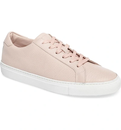 Shop Greats Royale Low Top Sneaker In Blush Perforated