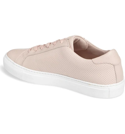 Shop Greats Royale Low Top Sneaker In Blush Perforated