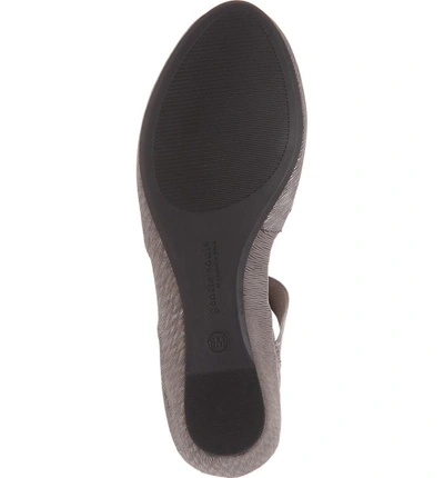 Shop Gentle Souls By Kenneth Cole 'noa' Elastic Strap D'orsay Sandal In Ash Embossed Leather