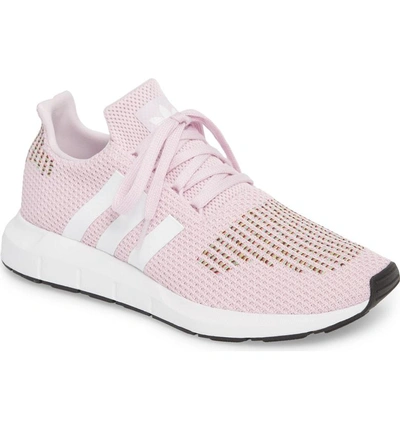 Shop Adidas Originals Swift Run Sneaker In Aero Pink/ White/ Core Black