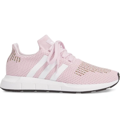 Shop Adidas Originals Swift Run Sneaker In Aero Pink/ White/ Core Black