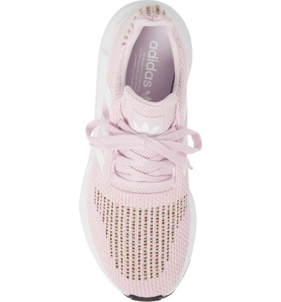 Shop Adidas Originals Swift Run Sneaker In Aero Pink/ White/ Core Black
