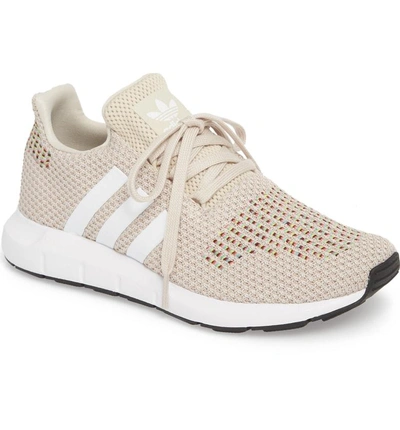 Shop Adidas Originals Swift Run Sneaker In Clear Brown/ White/ Core Black