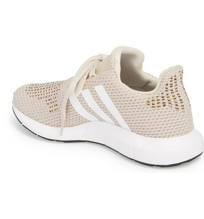 Shop Adidas Originals Swift Run Sneaker In Clear Brown/ White/ Core Black