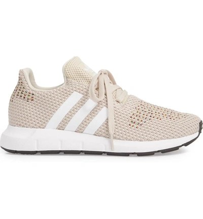 Shop Adidas Originals Swift Run Sneaker In Clear Brown/ White/ Core Black