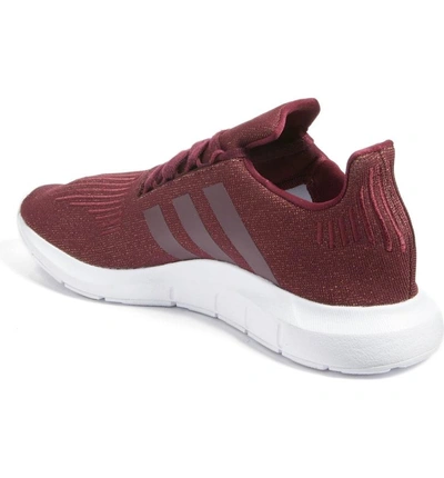 Shop Adidas Originals Swift Run Sneaker In Maroon/ Maroon/ White