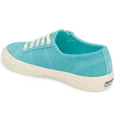 Shop Superga 'cotu' Sneaker In Turquoise/ Turquoise