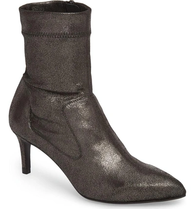 Shop Pedro Garcia Pointy Toe Bootie In Anthracite Powder