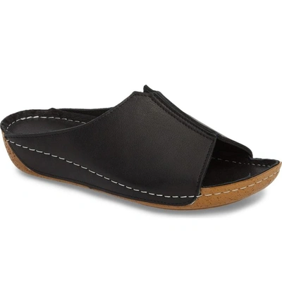 Universitet månedlige Hensigt Sheridan Mia Alexa 3 Slide Sandal In Black Leather | ModeSens