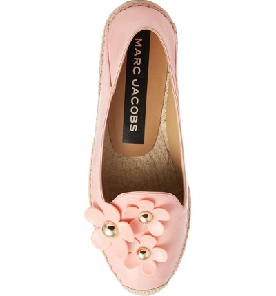 Shop Marc Jacobs Daisy Studded Espadrille In Light Pink