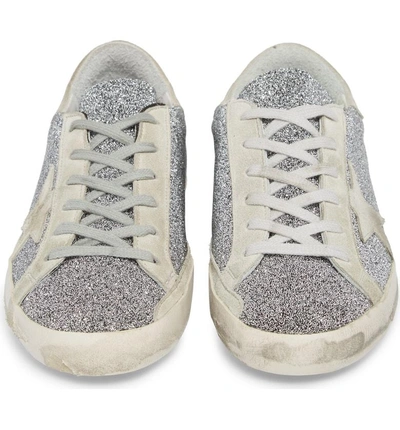 Shop Golden Goose Superstar Crystal Embellished Sneaker In Crystal Galaxy