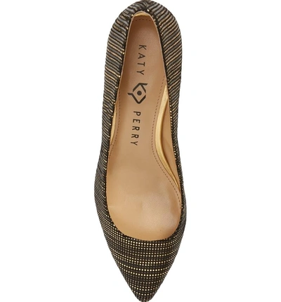 Shop Katy Perry The Lorenna Pump In Black/ Gold