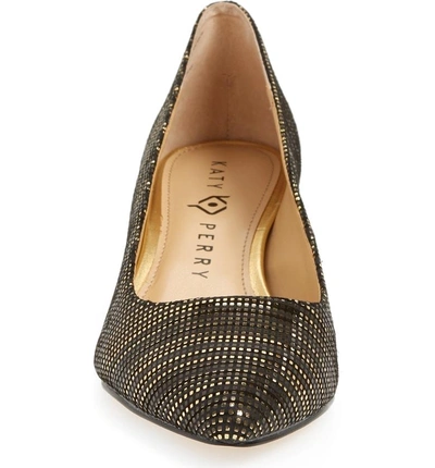 Shop Katy Perry The Lorenna Pump In Black/ Gold