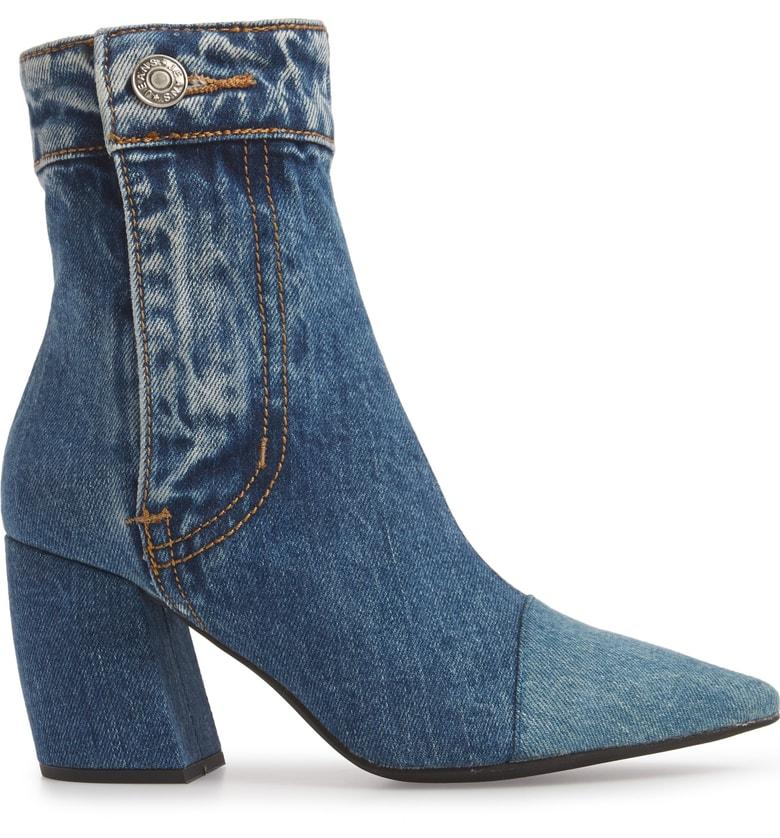 finite block heel bootie