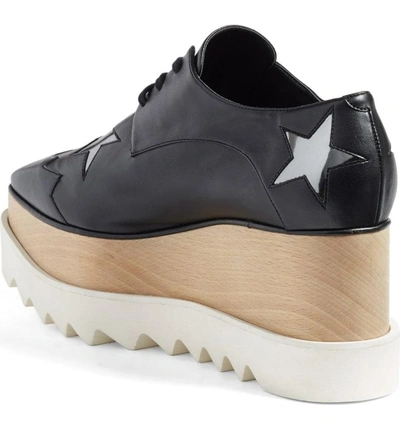 Shop Stella Mccartney Platform Oxford In Black Leather