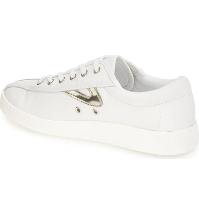 Shop Tretorn 'nylite2 Plus' Sneaker In White/ Gold