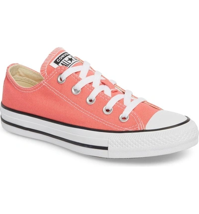 Shop Converse Chuck Taylor All Star Seasonal Ox Low Top Sneaker In Punch Coral