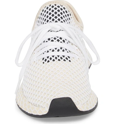 Shop Adidas Originals Deerupt Runner Sneaker In Linen/ Linen/ Ecru Tint