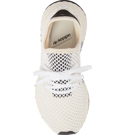 Shop Adidas Originals Deerupt Runner Sneaker In Linen/ Linen/ Ecru Tint