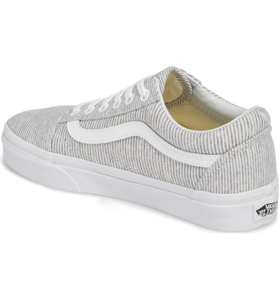 Vans Old Skool Sneaker In Jersey Grey/ True White | ModeSens