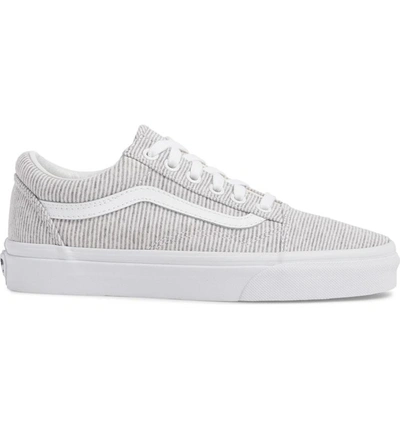 Vans Old Skool Sneaker In Jersey Grey/ True White | ModeSens