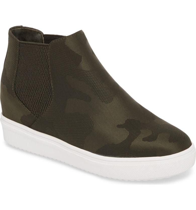steve madden sultan chelsea wedge sneaker