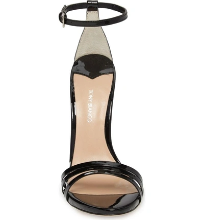 Shop Tony Bianco Aroma Strappy Sandal In Black Patent Leather