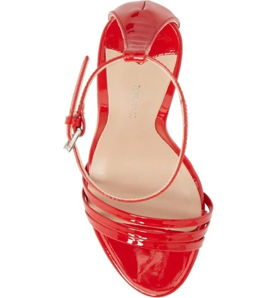 Shop Tony Bianco Aroma Strappy Sandal In Red Patent Leather