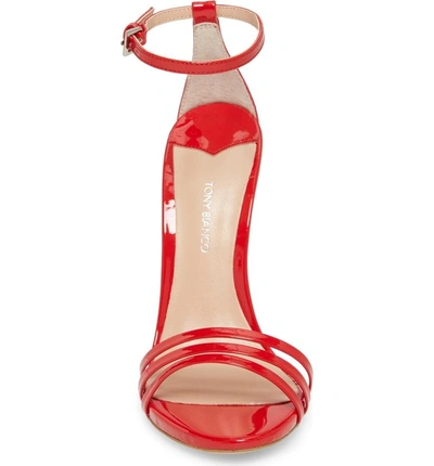 Shop Tony Bianco Aroma Strappy Sandal In Red Patent Leather