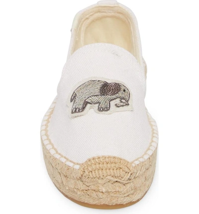 Shop Soludos Beaded Elephant Slip-on In White